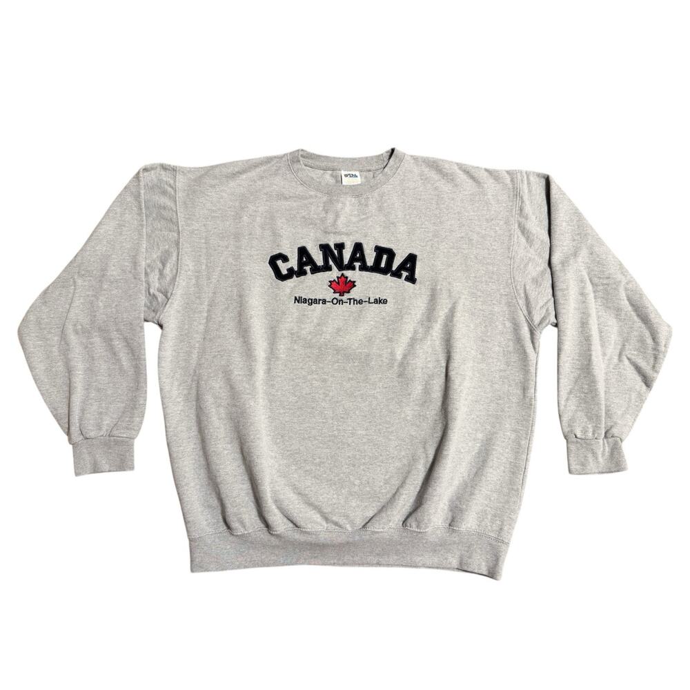 Vintage Canada Sweatshirt Crewneck Womens Ideal Active Apparel Retro Comfort